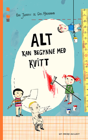 Alt kan begynne med kvitt – ei bok om fargar og former