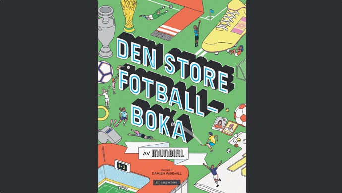 En kosebok for fotballnerder